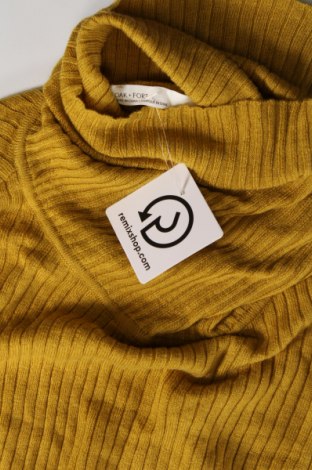 Дамски пуловер OAK + FORT, Размер XS, Цвят Жълт, Цена 20,09 лв.