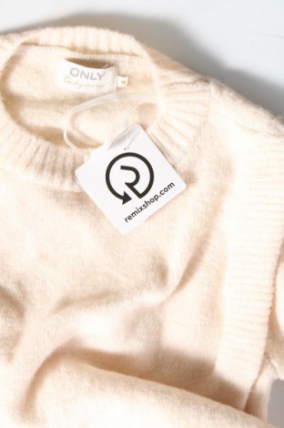 Дамски пуловер ONLY, Размер M, Цвят Екрю, Цена 14,04 лв.