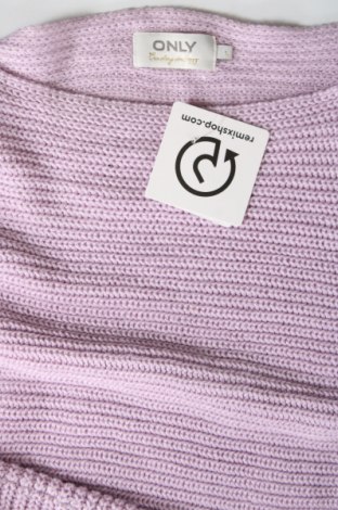 Дамски пуловер ONLY, Размер L, Цвят Лилав, Цена 11,61 лв.