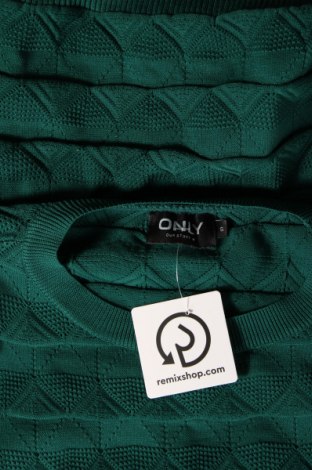 Дамски пуловер ONLY, Размер S, Цвят Зелен, Цена 12,42 лв.