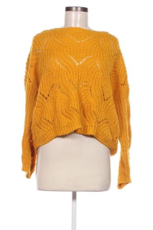 Дамски пуловер ONLY, Размер M, Цвят Жълт, Цена 13,23 лв.
