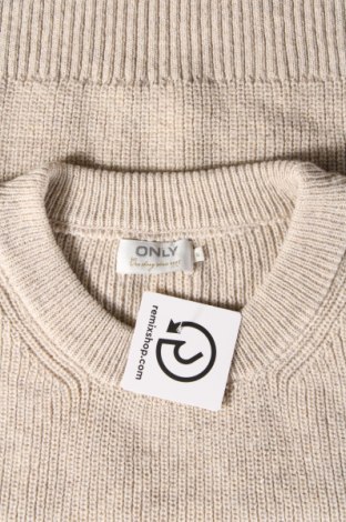 Γυναικείο πουλόβερ ONLY, Μέγεθος S, Χρώμα  Μπέζ, Τιμή 8,18 €