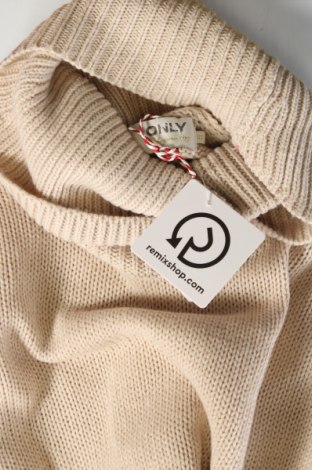 Дамски пуловер ONLY, Размер XS, Цвят Бежов, Цена 13,23 лв.