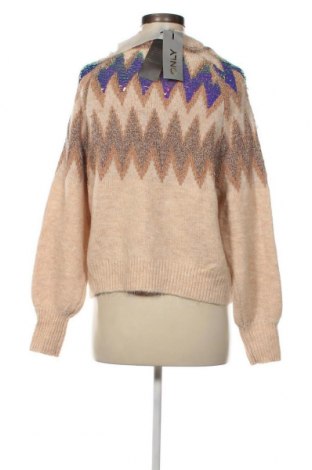 Дамски пуловер ONLY, Размер M, Цвят Кафяв, Цена 28,52 лв.