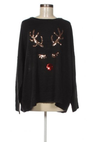 Γυναικείο πουλόβερ ONLY Carmakoma, Μέγεθος XXL, Χρώμα Μαύρο, Τιμή 23,01 €
