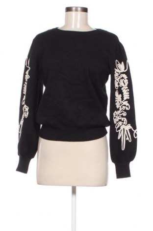 Дамски пуловер Object, Размер M, Цвят Черен, Цена 17,63 лв.