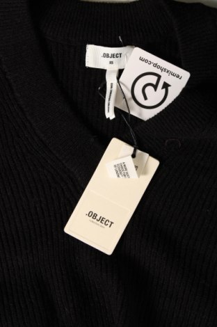Дамски пуловер Object, Размер XS, Цвят Черен, Цена 45,57 лв.