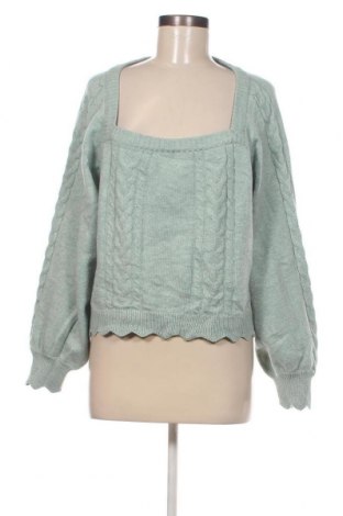 Γυναικείο πουλόβερ Object, Μέγεθος XL, Χρώμα Πράσινο, Τιμή 14,20 €