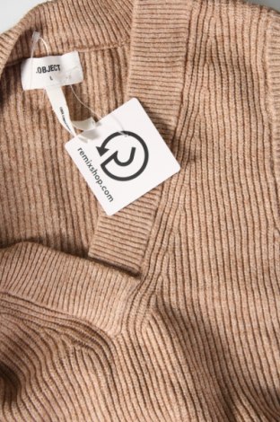 Дамски пуловер Object, Размер L, Цвят Бежов, Цена 18,86 лв.