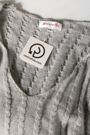 Дамски пуловер Order Plus, Размер S, Цвят Сив, Цена 14,21 лв.