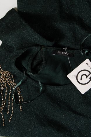 Дамски пуловер Orsay, Размер XS, Цвят Зелен, Цена 13,34 лв.