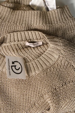 Дамски пуловер Orsay, Размер L, Цвят Златист, Цена 12,47 лв.