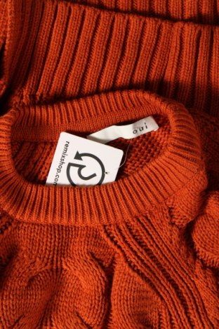 Γυναικείο πουλόβερ Oui, Μέγεθος S, Χρώμα Πορτοκαλί, Τιμή 23,78 €