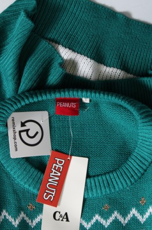 Γυναικείο πουλόβερ Peanuts, Μέγεθος L, Χρώμα Πράσινο, Τιμή 14,79 €