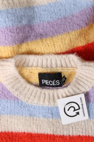 Γυναικείο πουλόβερ Pieces, Μέγεθος M, Χρώμα Πολύχρωμο, Τιμή 8,18 €