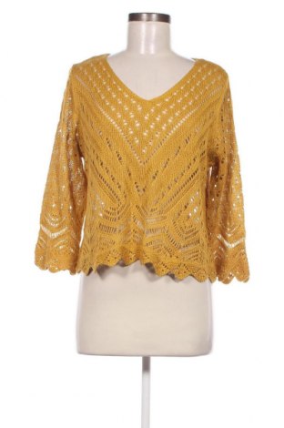 Дамски пуловер Pigalle, Размер L, Цвят Жълт, Цена 13,05 лв.