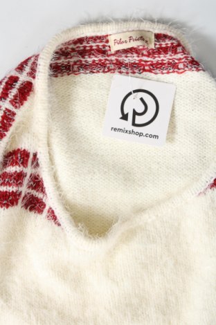 Дамски пуловер Pilar Prieto, Размер XL, Цвят Екрю, Цена 18,85 лв.