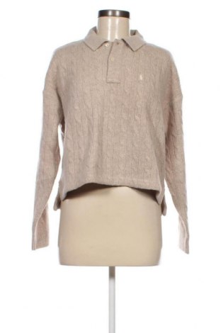 Γυναικείο πουλόβερ Polo By Ralph Lauren, Μέγεθος M, Χρώμα  Μπέζ, Τιμή 151,03 €