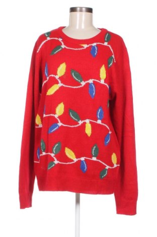 Дамски пуловер Portonova, Размер XL, Цвят Червен, Цена 15,37 лв.