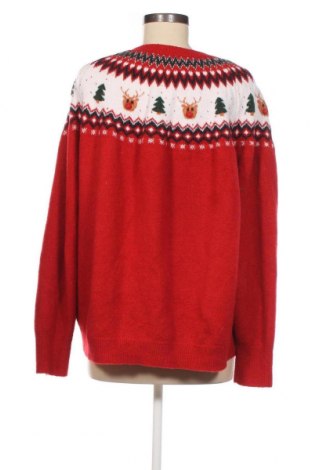 Дамски пуловер Primark, Размер XXL, Цвят Червен, Цена 17,60 лв.