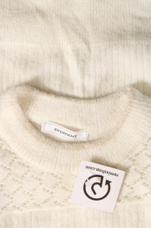 Дамски пуловер Promod, Размер M, Цвят Екрю, Цена 18,86 лв.