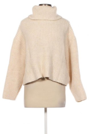 Дамски пуловер Pull&Bear, Размер M, Цвят Екрю, Цена 13,34 лв.