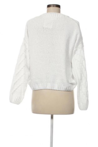 Дамски пуловер Pull&Bear, Размер S, Цвят Бял, Цена 15,95 лв.