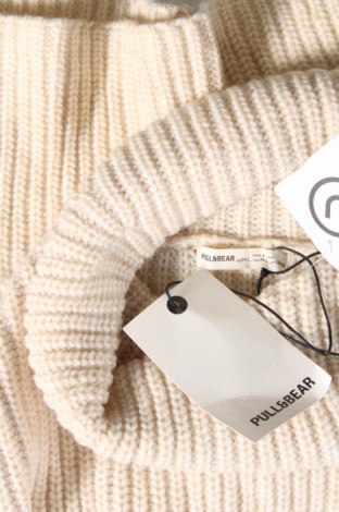 Дамски пуловер Pull&Bear, Размер M, Цвят Бежов, Цена 34,04 лв.