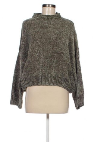 Дамски пуловер Pull&Bear, Размер S, Цвят Зелен, Цена 32,20 лв.