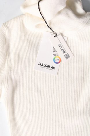 Γυναικείο πουλόβερ Pull&Bear, Μέγεθος S, Χρώμα Λευκό, Τιμή 16,36 €