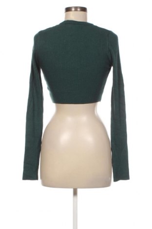 Дамски пуловер Pull&Bear, Размер L, Цвят Зелен, Цена 14,21 лв.