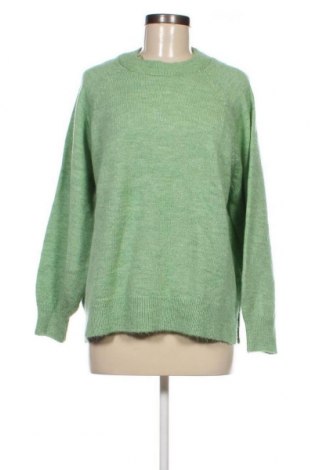 Дамски пуловер Pull&Bear, Размер S, Цвят Зелен, Цена 33,58 лв.
