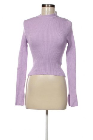 Дамски пуловер Pull&Bear, Размер M, Цвят Лилав, Цена 13,34 лв.