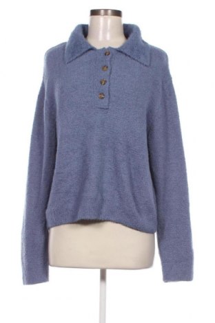 Γυναικείο πουλόβερ Pull&Bear, Μέγεθος L, Χρώμα Μπλέ, Τιμή 8,79 €