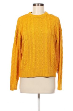 Дамски пуловер Pull&Bear, Размер M, Цвят Жълт, Цена 14,21 лв.