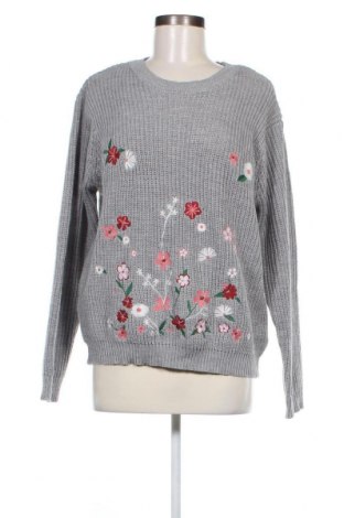Дамски пуловер Qed London, Размер L, Цвят Сив, Цена 20,09 лв.