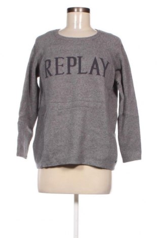 Дамски пуловер Replay, Размер M, Цвят Сив, Цена 62,40 лв.
