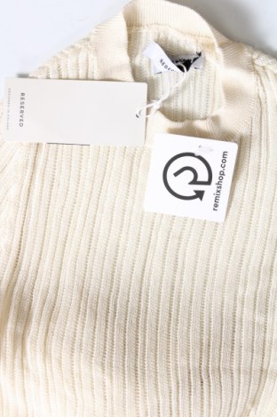Дамски пуловер Reserved, Размер S, Цвят Бял, Цена 11,50 лв.