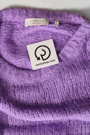 Дамски пуловер Rich & Royal, Размер M, Цвят Лилав, Цена 38,44 лв.
