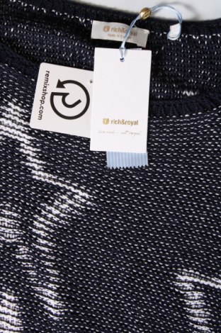 Γυναικείο πουλόβερ Rich & Royal, Μέγεθος M, Χρώμα Μπλέ, Τιμή 43,30 €