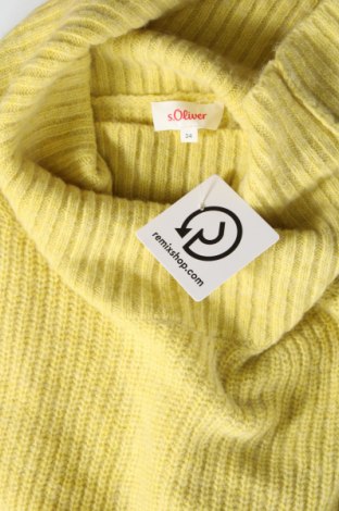 Дамски пуловер S.Oliver, Размер XS, Цвят Жълт, Цена 17,63 лв.
