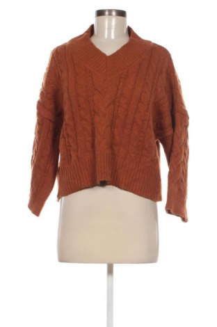 Дамски пуловер SHEIN, Размер L, Цвят Кафяв, Цена 12,04 лв.