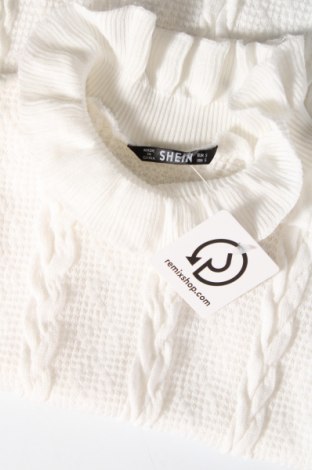 Дамски пуловер SHEIN, Размер S, Цвят Бял, Цена 13,34 лв.