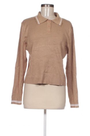 Γυναικείο πουλόβερ SHEIN, Μέγεθος 3XL, Χρώμα  Μπέζ, Τιμή 11,26 €