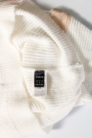 Дамски пуловер SHEIN, Размер S, Цвят Бял, Цена 10,44 лв.