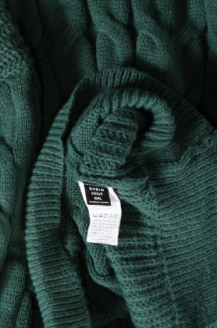 Дамски пуловер SHEIN, Размер 3XL, Цвят Зелен, Цена 13,05 лв.