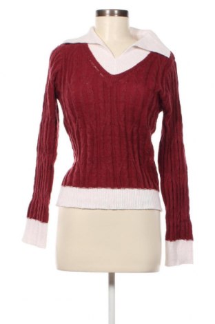 Дамски пуловер SHEIN, Размер M, Цвят Червен, Цена 15,08 лв.