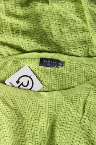 Дамски пуловер Sa. Hara, Размер XXL, Цвят Зелен, Цена 29,00 лв.