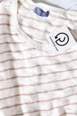 Γυναικείο πουλόβερ Samoon, Μέγεθος XXL, Χρώμα Λευκό, Τιμή 14,28 €