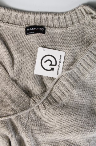 Damenpullover Samoon, Größe XXL, Farbe Silber, Preis 13,65 €